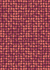 Abstract Geometric Pattern generative computational art illustration