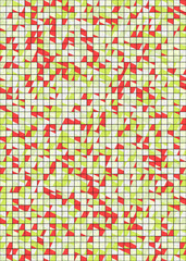 Abstract Geometric Pattern generative computational art illustration