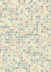 Abstract Geometric Pattern generative computational art illustration