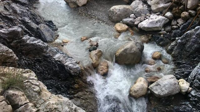 Antalya-TURKEY, kuzdere Valley and cut Strait koprulu Canyon water flow