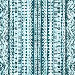 Geometric kilim ikat pattern with grunge texture
