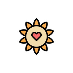 mothers day flower outline icon. Element of mothers day illustration icon. Signs and symbols can be used for web, logo, mobile app, UI, UX