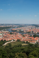 Fototapeta na wymiar Panorama Pragi - Wetława