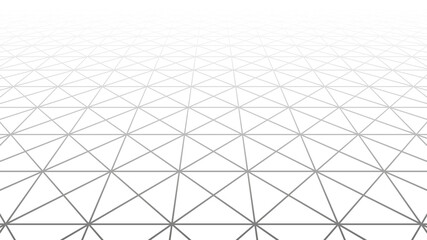 Obraz premium Vector gradient grid. Perspective tile of lines. Detailed vector illustration.