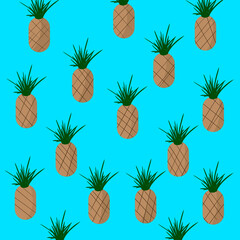 seamless pattern with pine cones