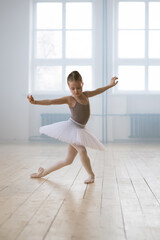 Girl dancing ballet