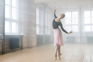 Young woman ballet dancer