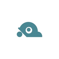 Snail logo icon design illustration vector
