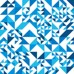 Abstract mosaic of right triangles