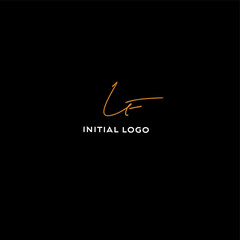 LF Initial Isolated Logo for Identity