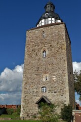 Fototapeta na wymiar Mäuseturm / Schlossturm in Gröbzig / Anhalt