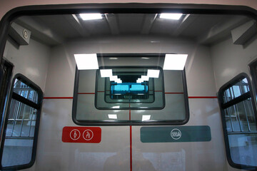 Interior of a wagon
