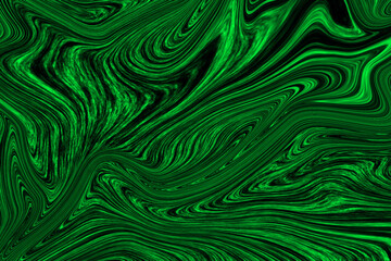 Green liquid marble texture vector background