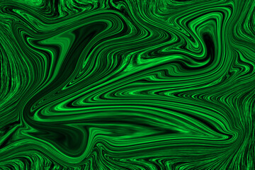 Green liquid marble texture vector background