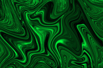 Fototapeta premium Green liquid marble texture vector background