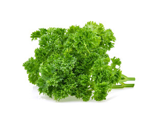 Parsley isolated on white background