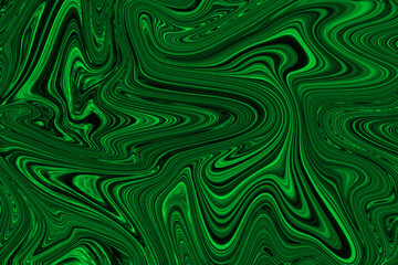 Green liquid marble texture vector background
