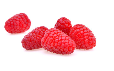 raspberry isolated on white background