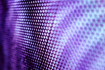CloseUp LED blurred screen. LED soft focus background. abstract background ideal for design.