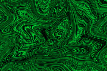 Green liquid marble texture vector background
