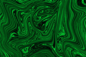 Green liquid marble texture vector background