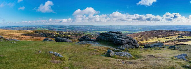 Haytor Rocks, Dartmoor Park, Devon, England