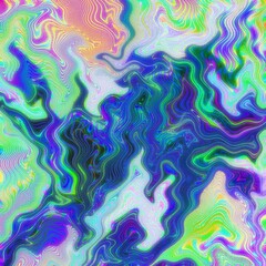 An abstract wavy psychedelic background image.