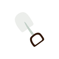 gardening, trowel tool and equipment farm icon isolated design