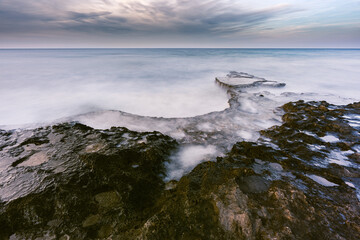Tranquil Long Exposure Seascape from Kyrenia, Northern Cyprus