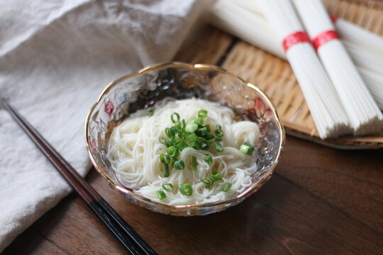 Somen Noodles in Shodoshima Island, Kagawa Prefecture, Japan