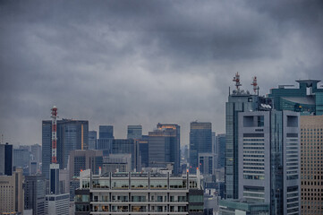 東京都港区浜松町から見た東京の景色