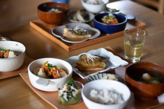 Mackerel Stewed with Miso, Japanese Food