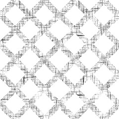 Seamless pattern. Grunge lattice. Vector design. 