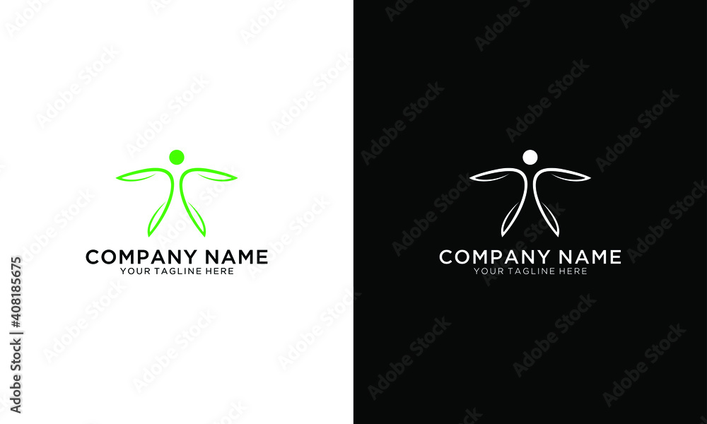 Poster people group logotype the logo of the general availability of people and interaction with society th