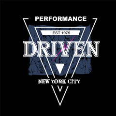 slogan typography design t shirt