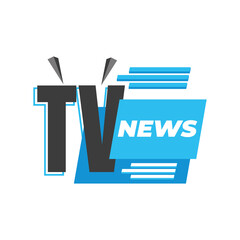 tv news banner vector design