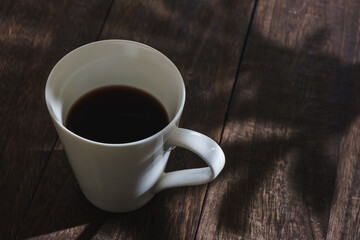 晴れの日のモーニングコーヒー