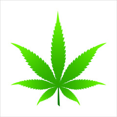 Medical Marijuana Flat Graphic - Vector Graphics