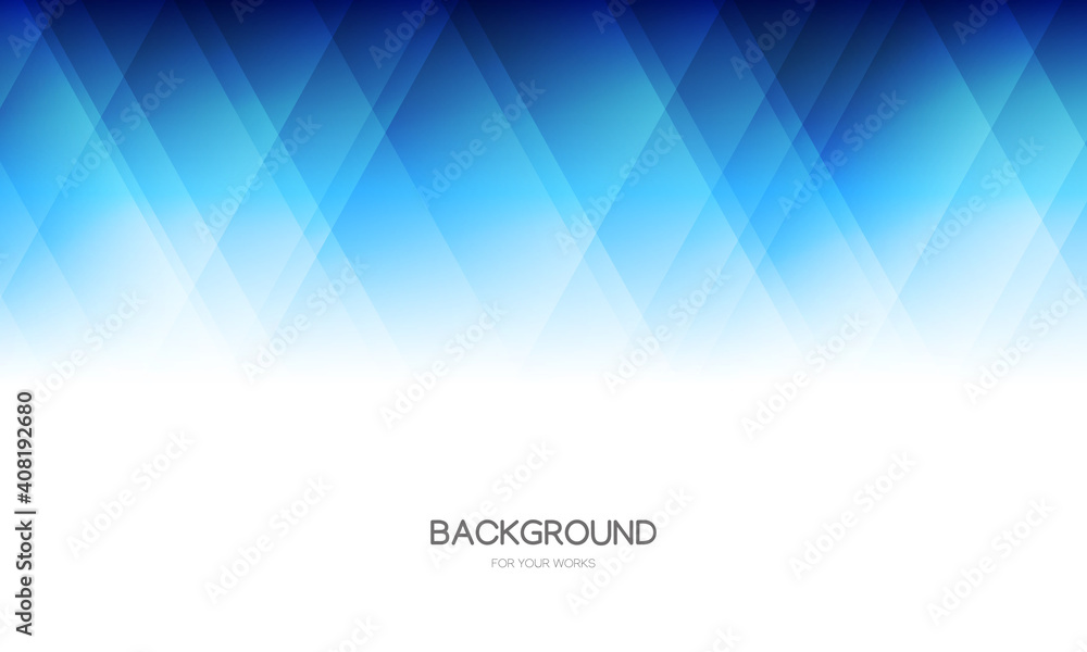 Aufkleber Abstract background vector illustration. Gradient blue with geometric shapes composition.