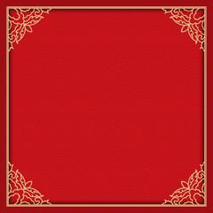Chinese Traditional Background, The Great Wall Style Frame