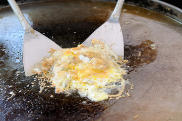 Fried Seafood with Egg
