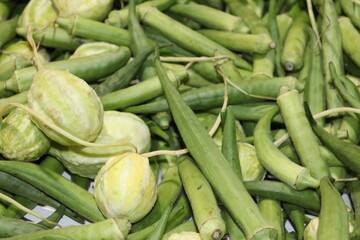 vegetables at the market