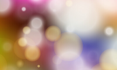 Fototapeta premium Abstract shiny blurred lights background stock illustration