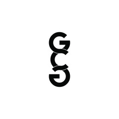 gcg letter original monogram logo design