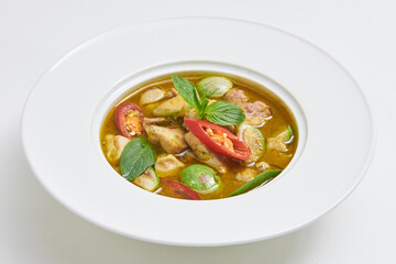 Chicken Green Curry Popular Thai dishes