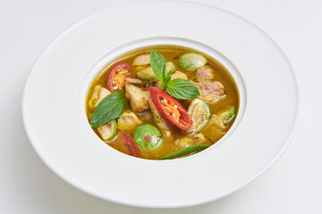 Chicken Green Curry Popular Thai dishes