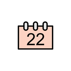 mothers day calendar outline icon. Element of mothers day illustration icon. Signs and symbols can be used for web, logo, mobile app, UI, UX