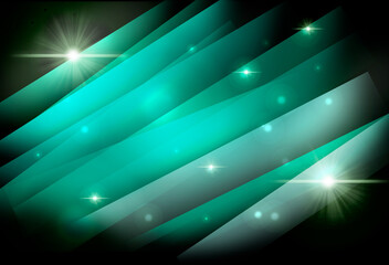 Abstract motion green eco waves. Background. Luminous light