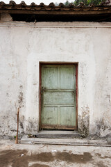 Old Door in Temple