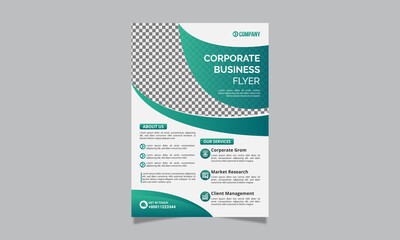 Corporate business flyer template